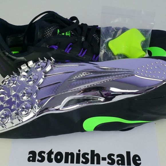 Nike Zoom Superfly 14 Black Sprint Track Spikes - Picture 2 of 7